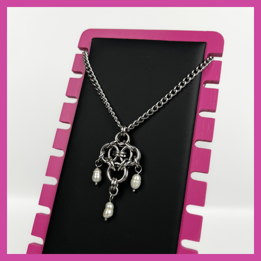 MERCURY | STEEL PENDANT NECKLACE