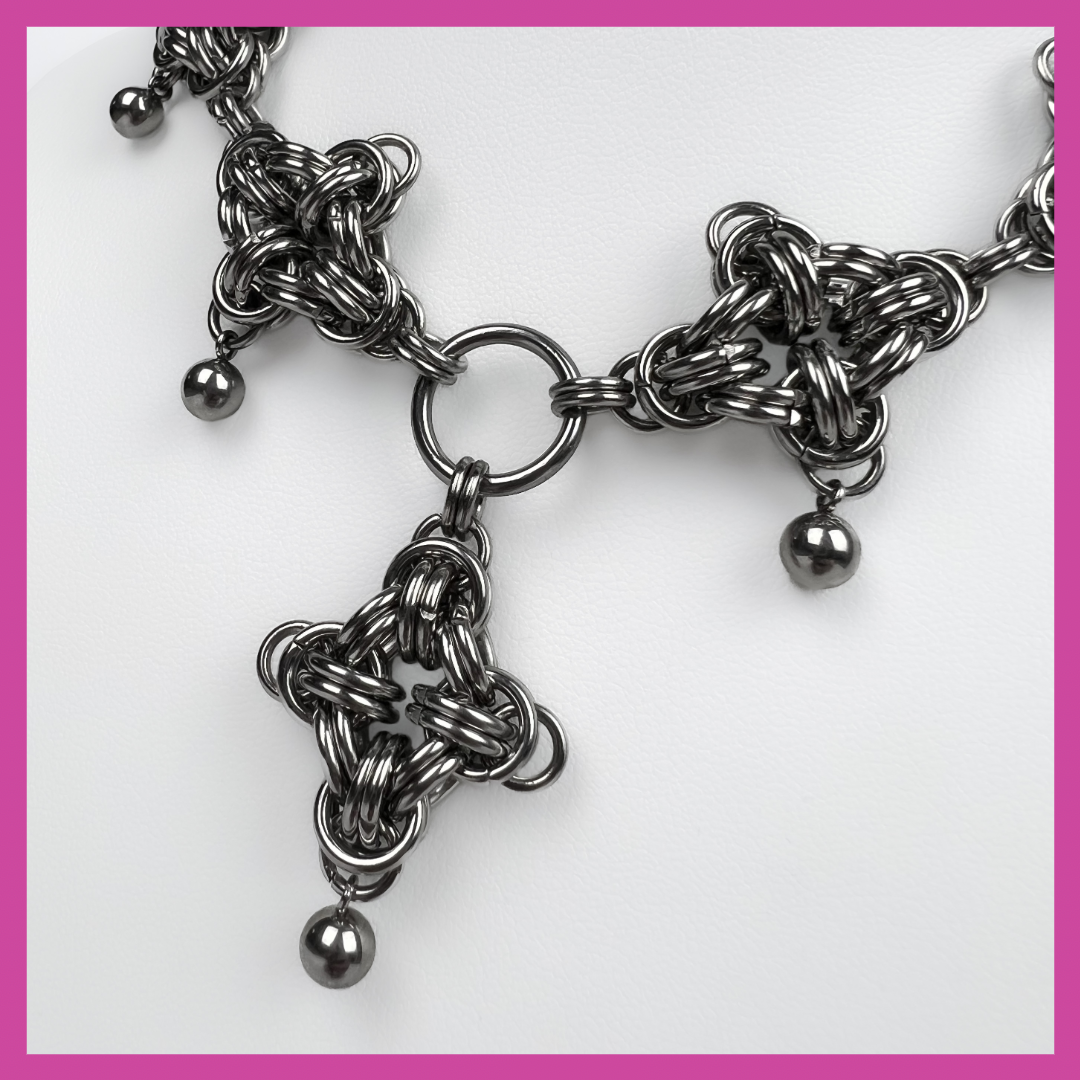 LABYRINTH | STEEL NECKLACE