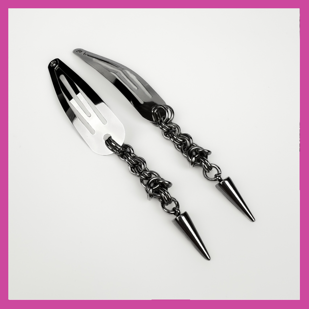 BLADE | STEEL HAIR CLIPS