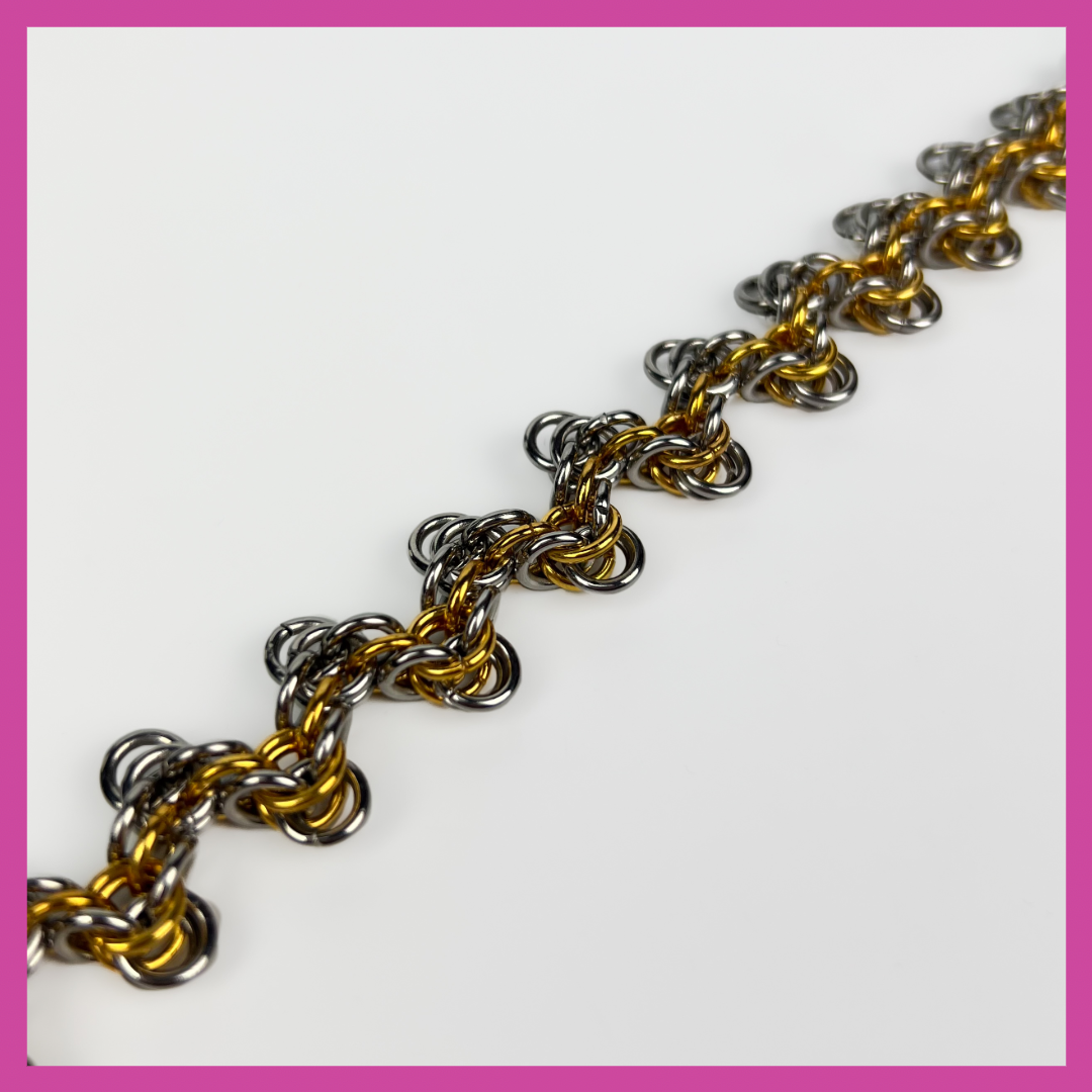 REAPER | STEEL & GOLD NECKLACE