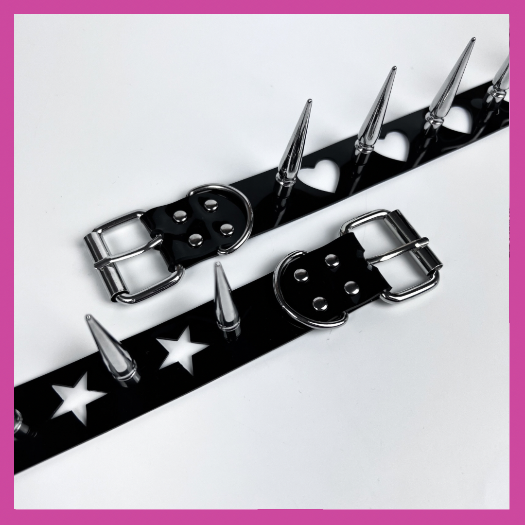 STAR CUT-OUT CHOKER