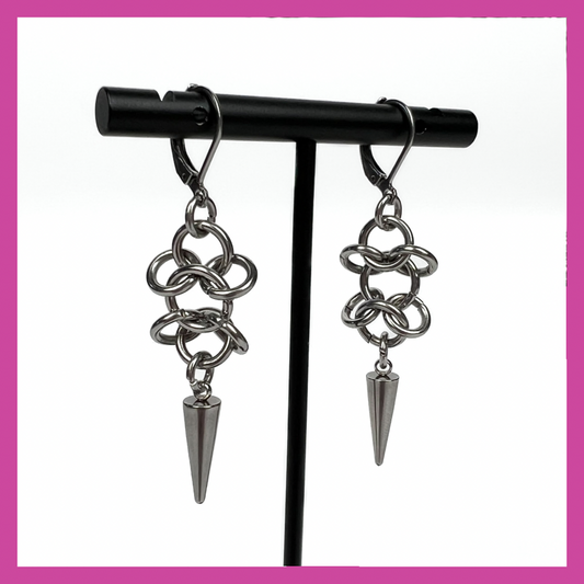 ZENITH STEEL EARRINGS