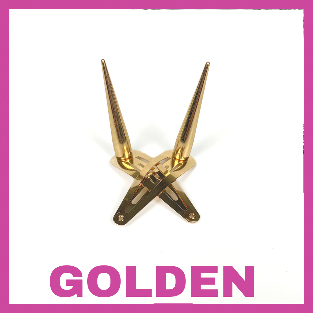 GOLDEN HORNS | HAIR CLIPS