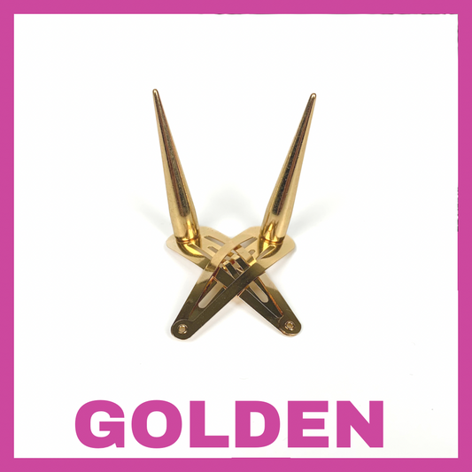 GOLDEN HORNS | HAIR CLIPS