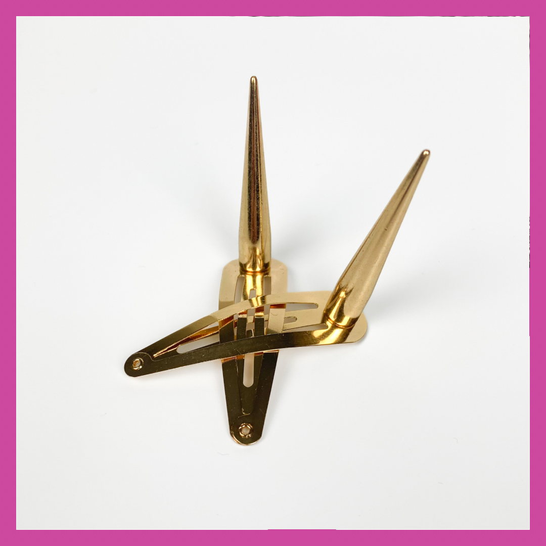 GOLDEN HORNS | HAIR CLIPS